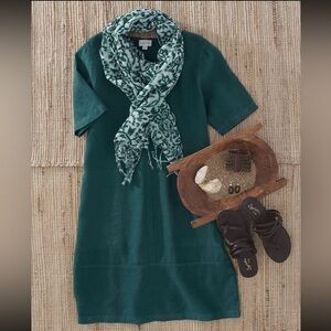 Pure Jill Coastline Garment 100% Linen Dress